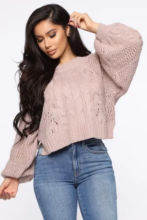 Always Got Your Back Sweater - Mauve