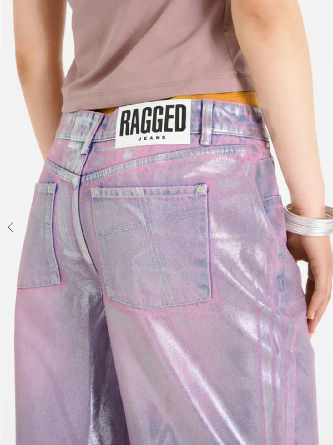 AMETHYST FOILED RELEASE JEANS