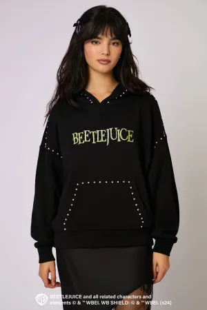 Beetlejuice Rhinestone Hoodie