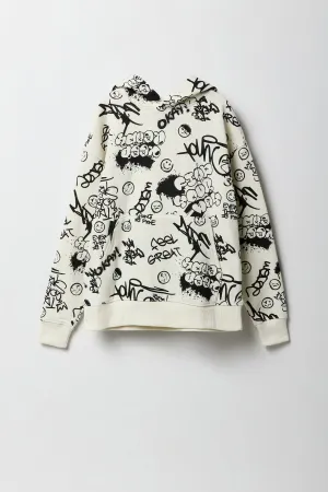 Boys Printed Hoodie