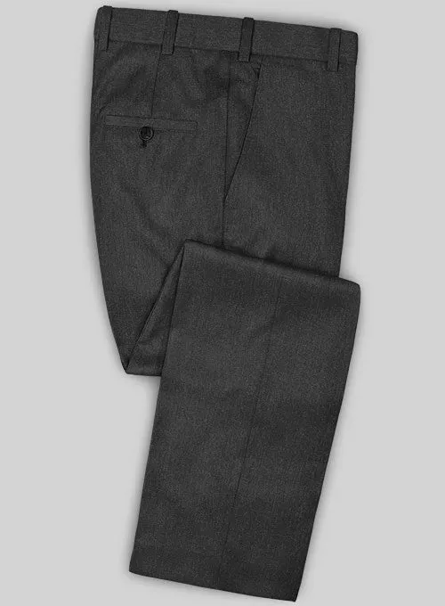 Caccioppoli Sun Dream Charcoal Wool Silk Suit