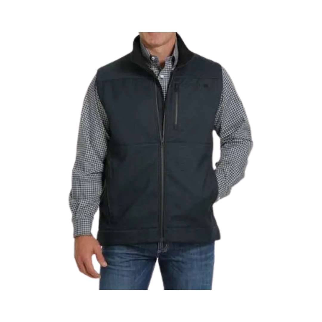 Cinch Men's Bonded Navy Textured Vest