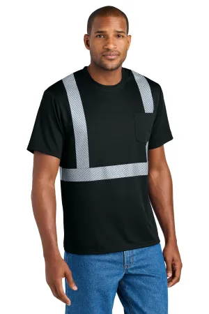 CornerStone Men's Enhanced Visibility Segmented Tape Tee