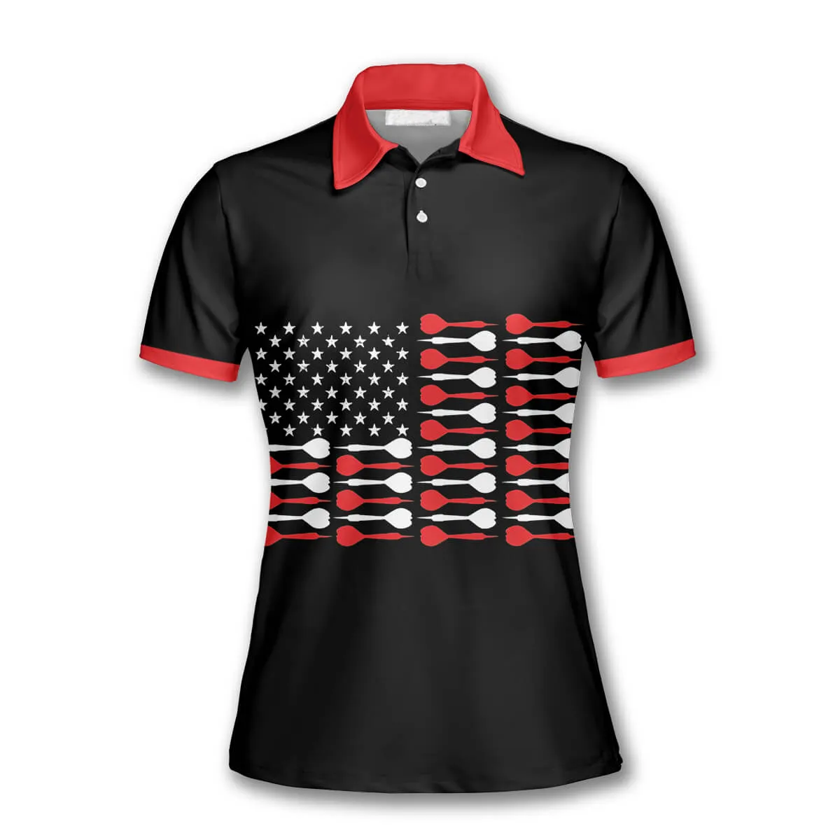 Darts American Flag Skull Stars Custom Darts Shirts for Women