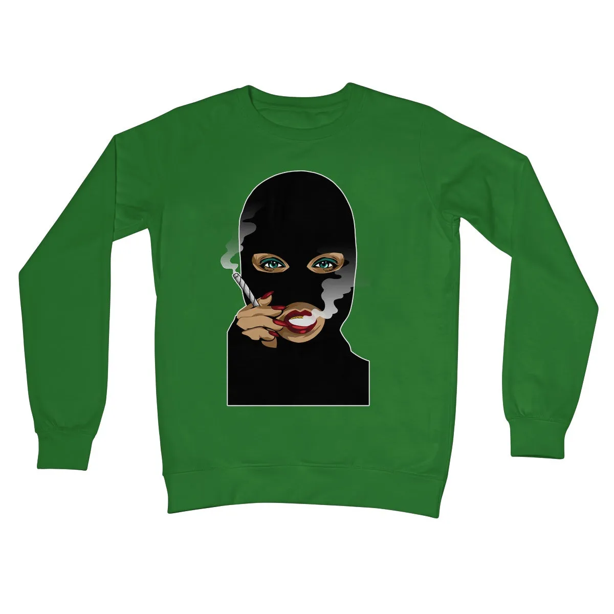 DONT KILL MY VIBE MASKED  Crew Neck Sweatshirt