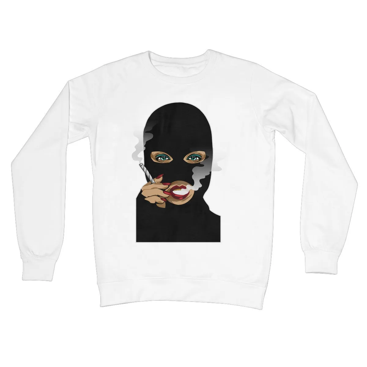 DONT KILL MY VIBE MASKED  Crew Neck Sweatshirt