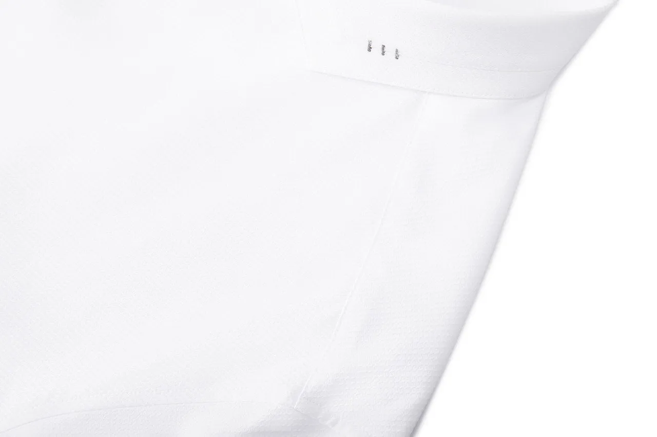 Dry Textured Shirt in Smart Fit Design Detail Collar