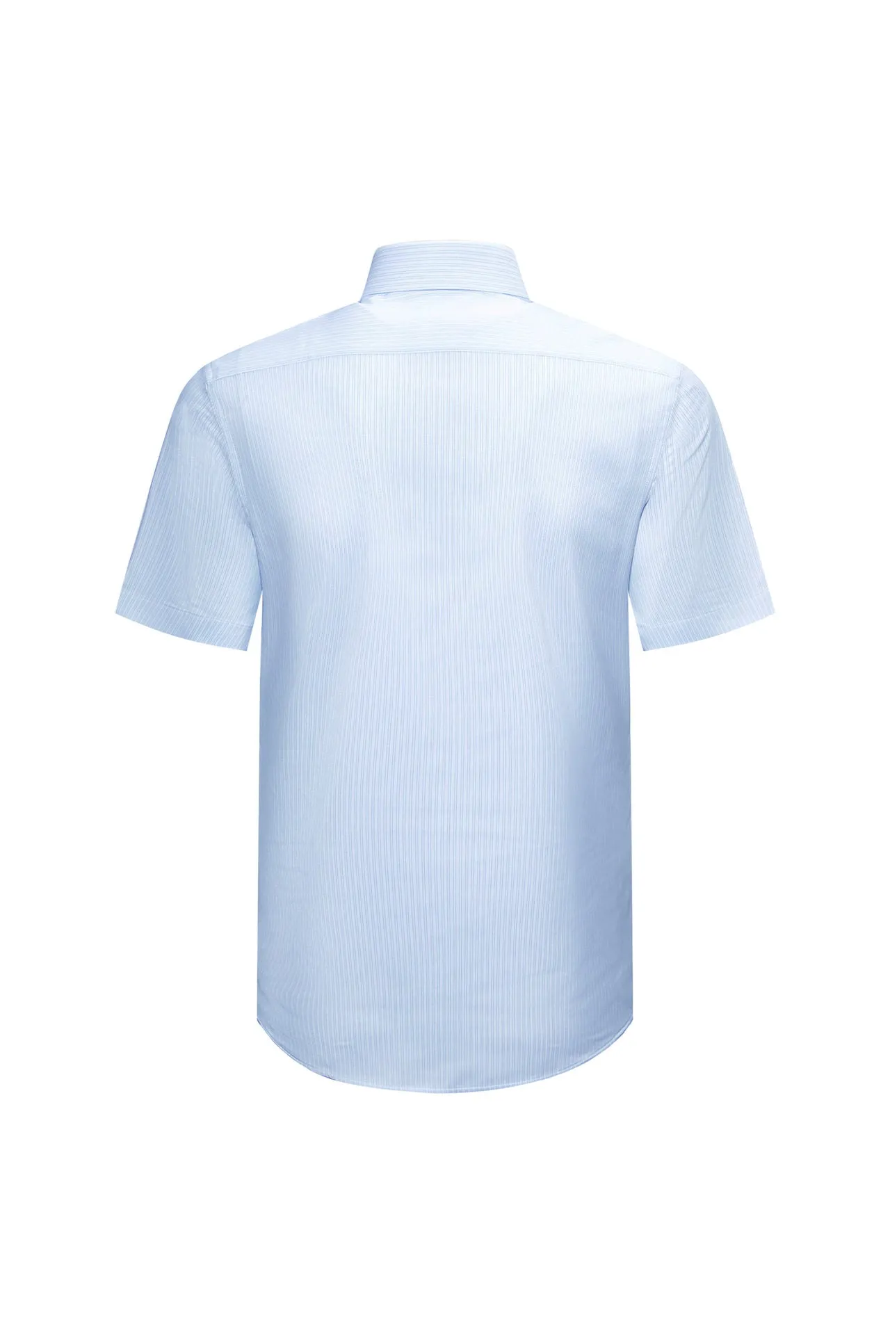 Dry Wicking & Stretch Stripe Shirt in Smart Fit Short Sleeve