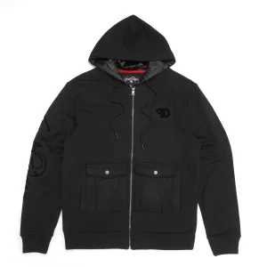 F5735 Frost Essential Fleece Hoodie - Black