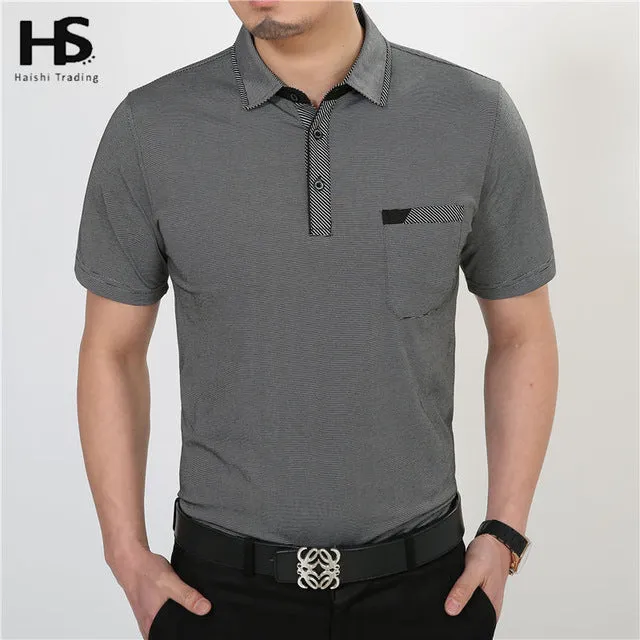 Free Shipping Short Sleeve T Shirt Cotton Clothing Men T-Shirt With Pocket Casual Dress Factory Wholesale Plus Size S XXXXL 2229