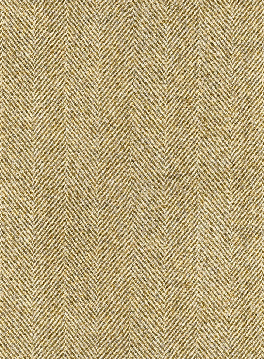 Highlander Heavy Beige Herringbone Tweed Suit