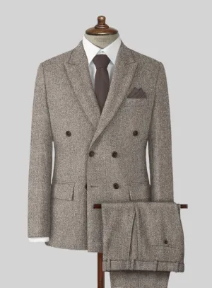 Light Weight Brown Tweed Suit