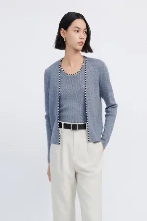 LILY Buttonless Knit Cardigan