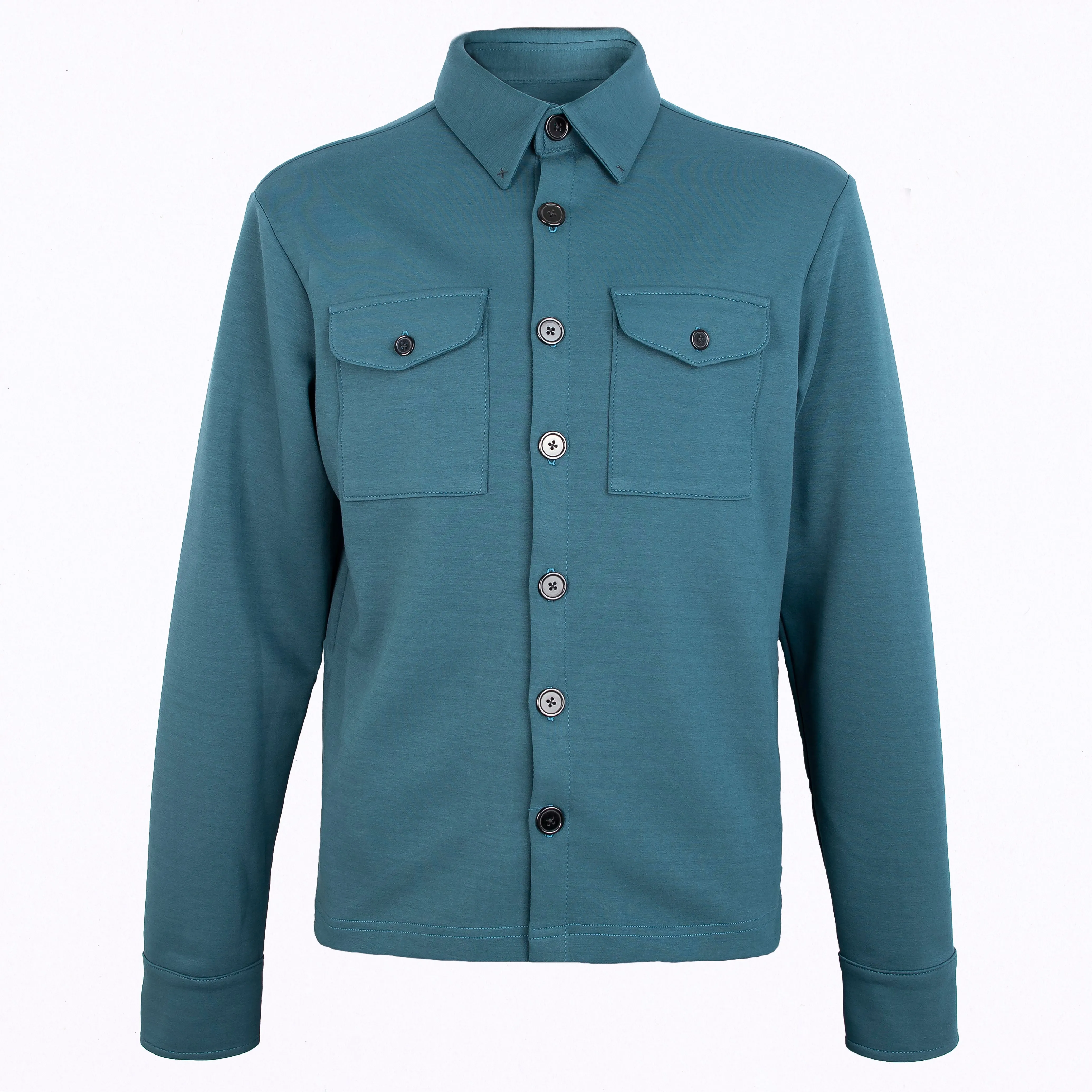 Men's Turquoise Tricot Cotton Outfit