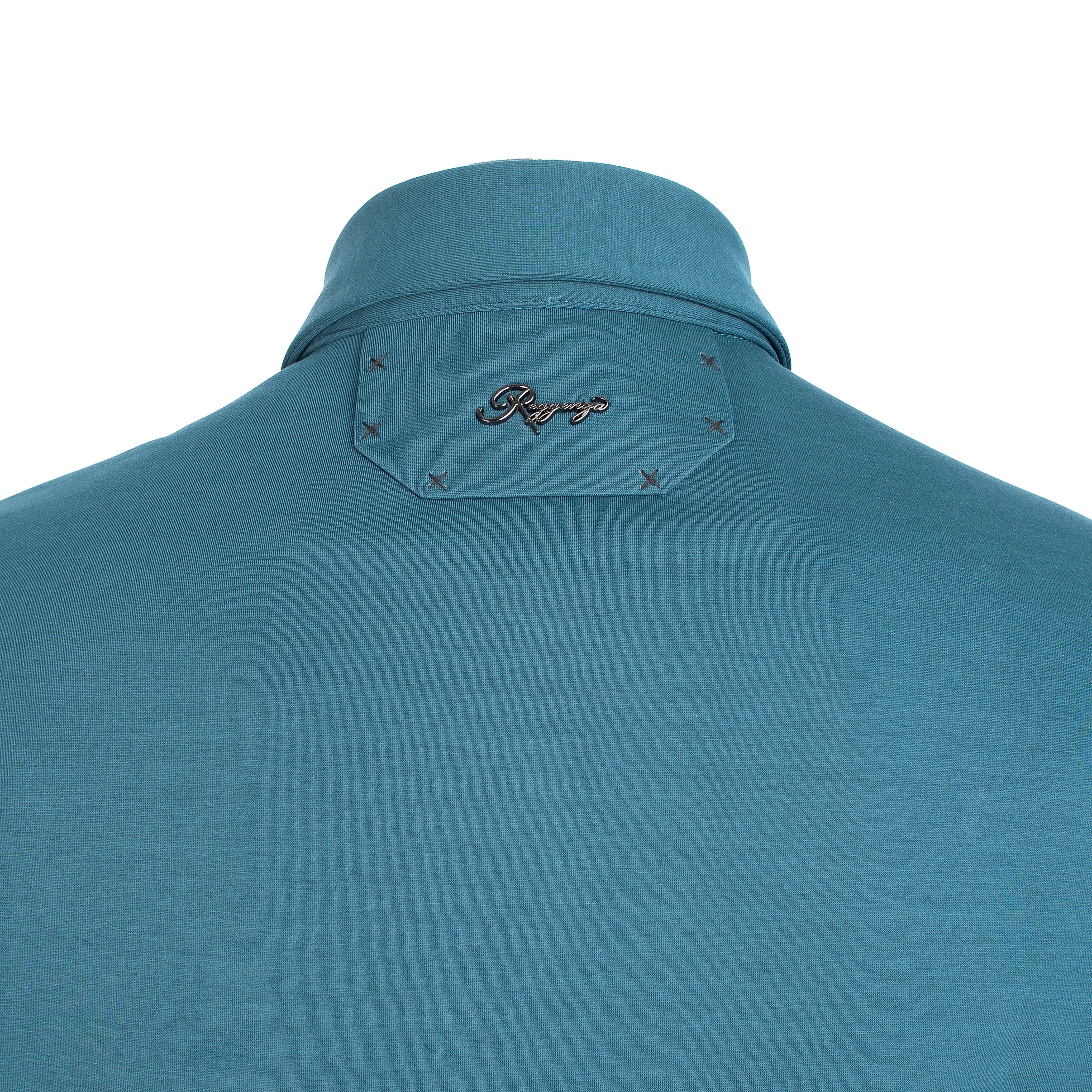 Men's Turquoise Tricot Cotton Outfit