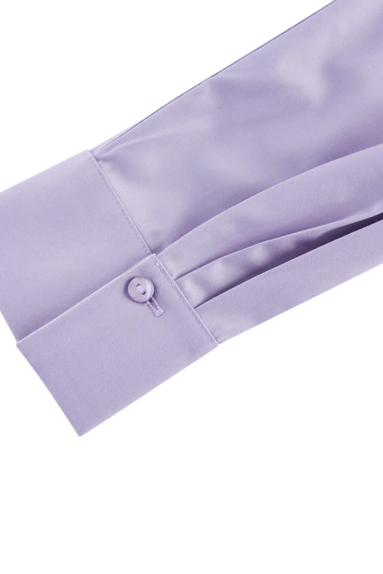 Modal Spandex Twill Shirt with Detachable Tie