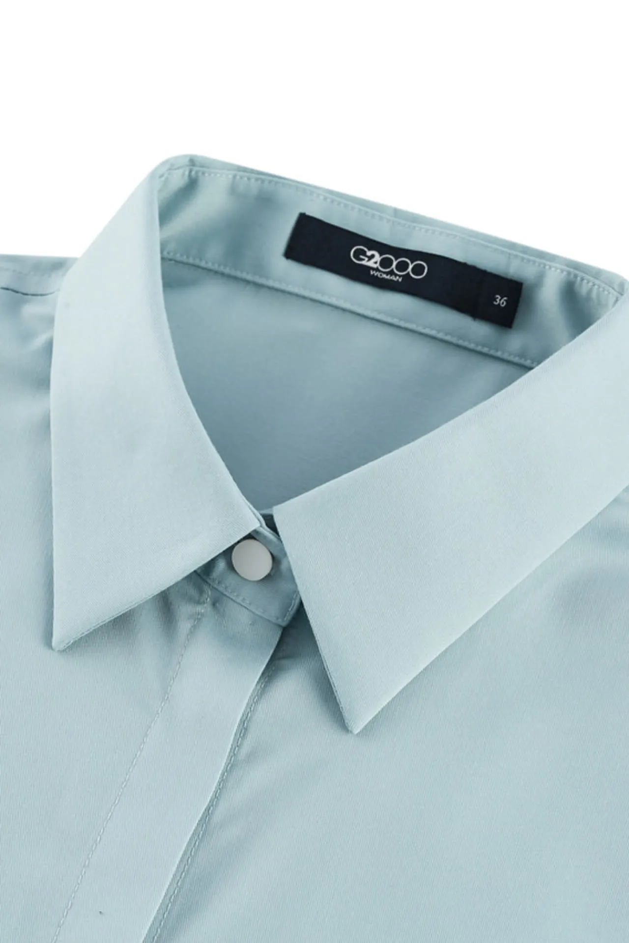 Modal Spandex Twill Shirt with Detachable Tie