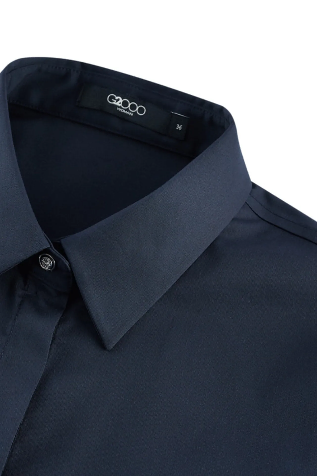 Modal Spandex Twill Shirt with Detachable Tie