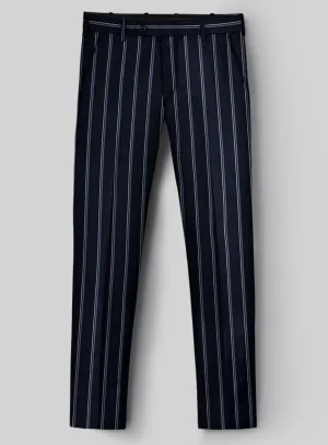 Napolean Vanda Navy Blue Wool Pants