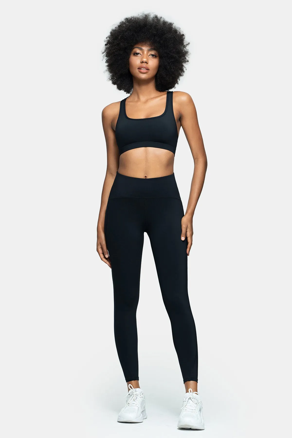 Performance High-Rise Leggings with Contoured Lines