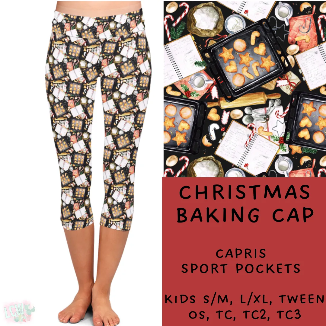 Ready To Ship - Christmas Baking Leggings & Capris