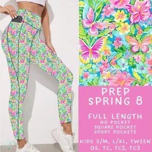 Ready To Ship - Preppy Spring 8 Lggings