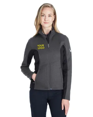 Spyder Ladies Constant Full Zip Sweaters, Fleece Polar/ Blk/ Wht