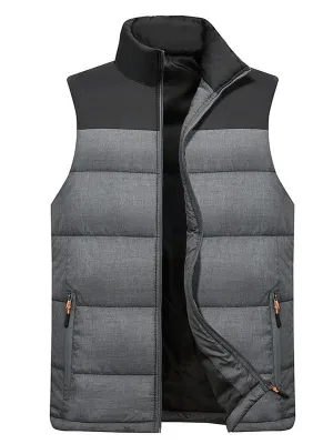 Stylish Sports Men's Thermal Vest with Zipper - SF1933