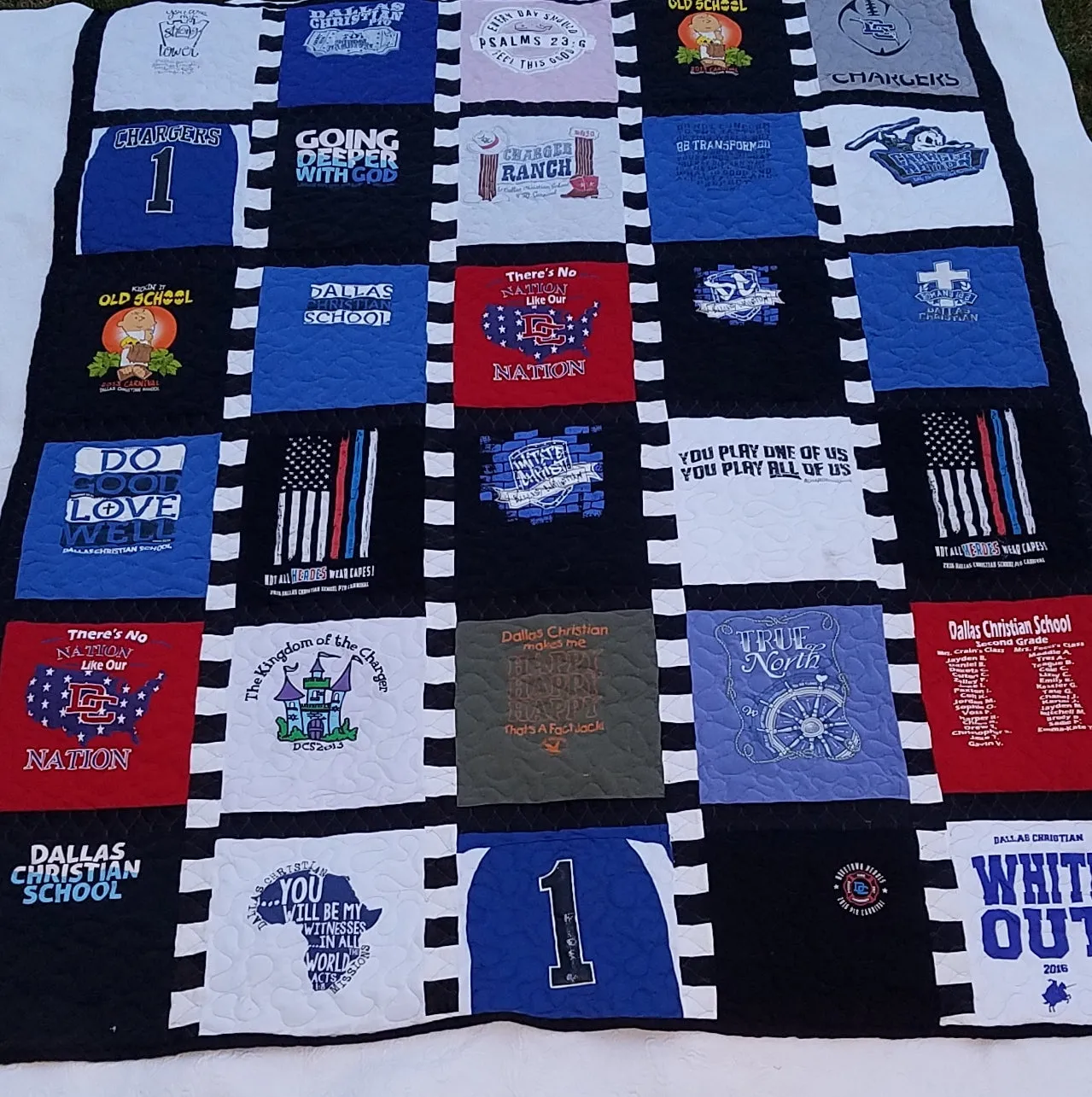 T shirt Memory Quilt, Custom Made, Fathers Day, Mothers Day, Graduation, Keepsake Quilt