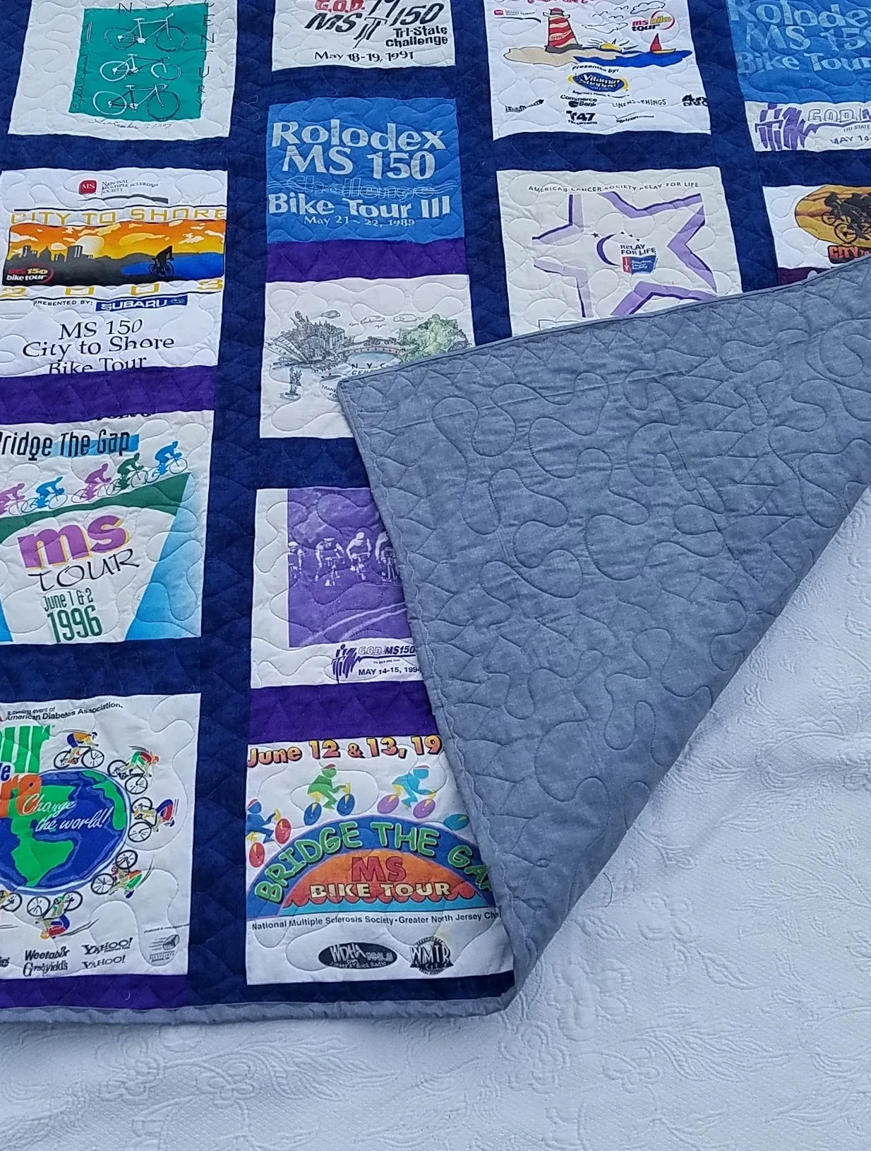 T shirt Memory Quilt, Custom Made, Fathers Day, Mothers Day, Graduation, Keepsake Quilt