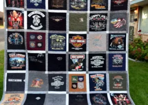 T shirt Memory Quilt, Custom Made, Fathers Day, Mothers Day, Graduation, Keepsake Quilt