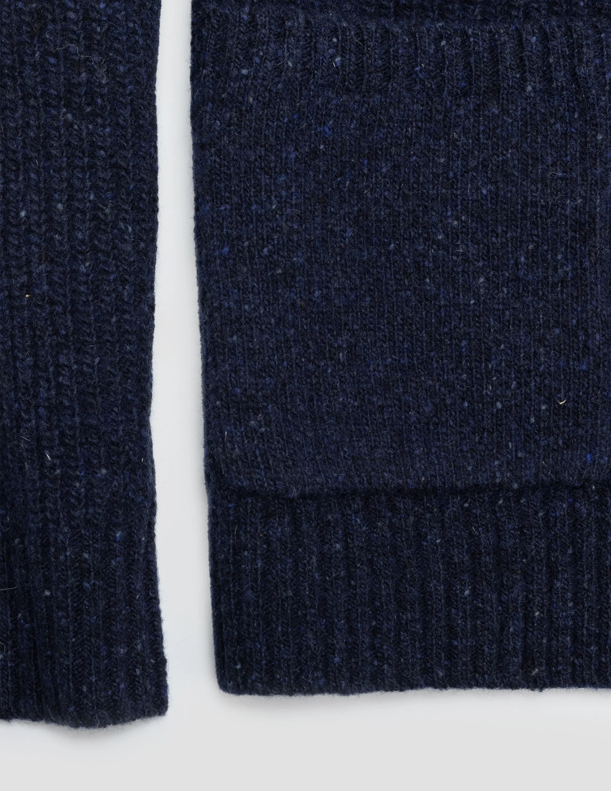 Winslow Donegal Shawl Cardigan in Navy