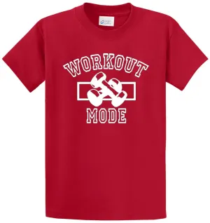 Workout Mode Printed Tee Shirt