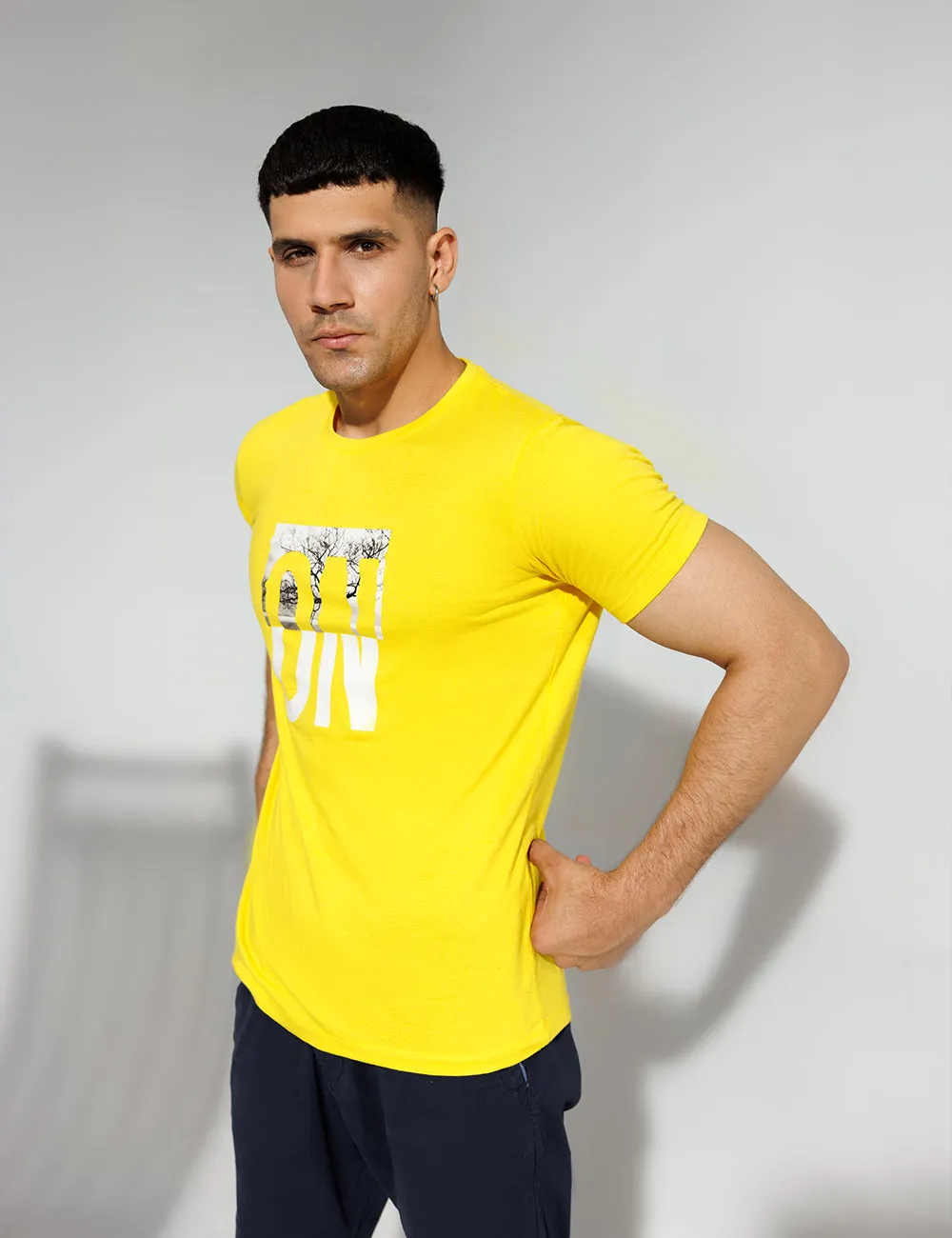 Yellow Graphic T-Shirt