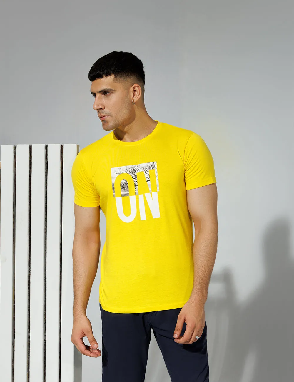 Yellow Graphic T-Shirt